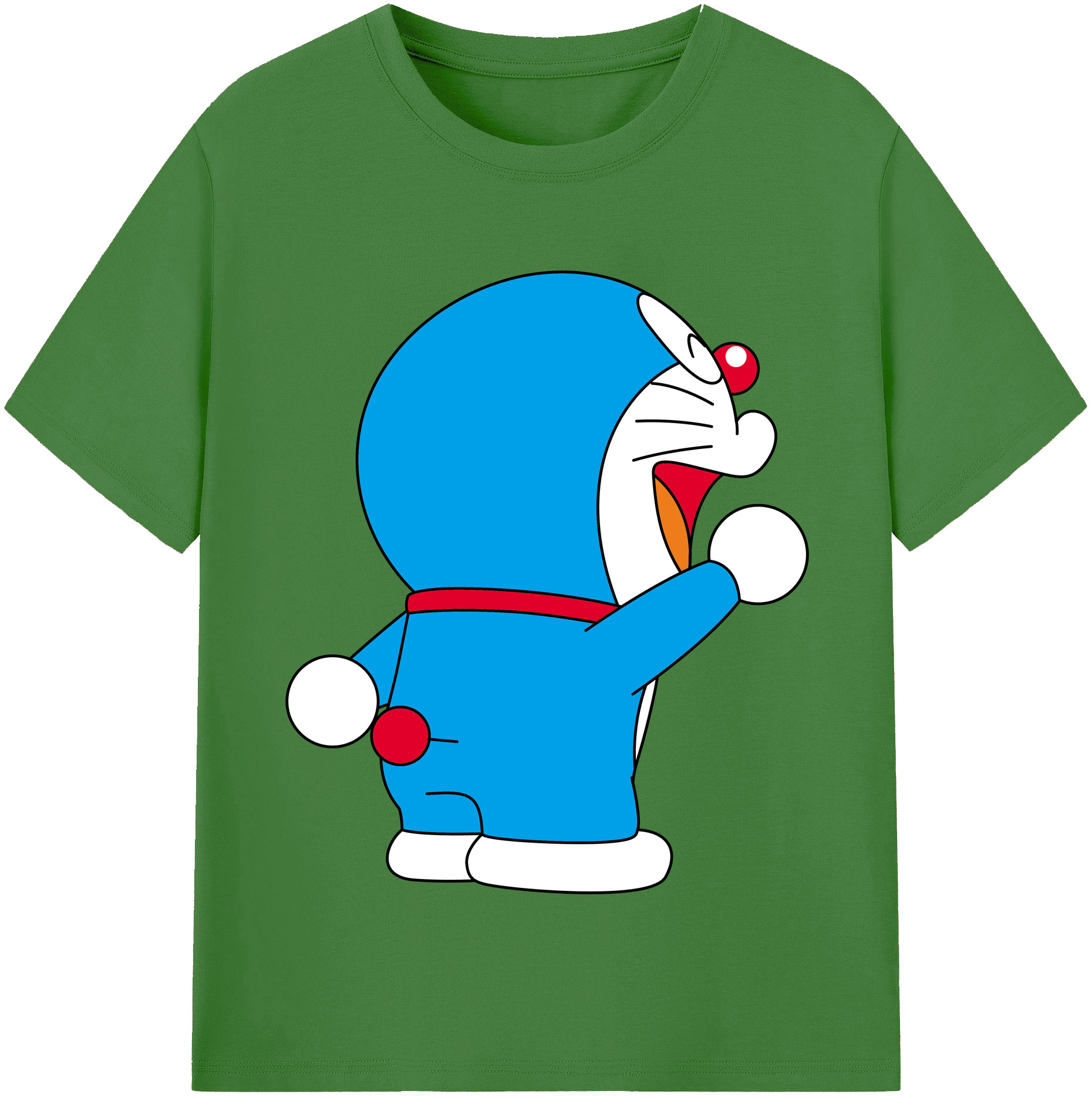 （画像用） ドラえもん Doraemon レディースカジュアルプリントTシャツ（綿100％）